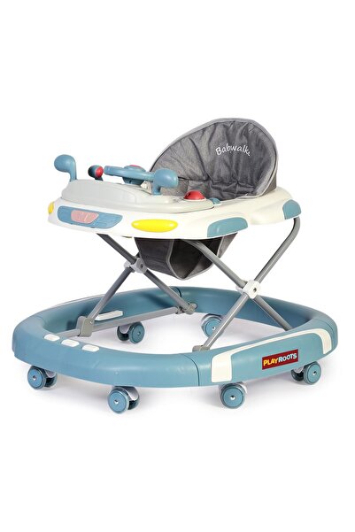 ACTEN PLAYROOTS Racing Car Walker & Rocker - 4-Step Height Adjustable, 360 Ro...