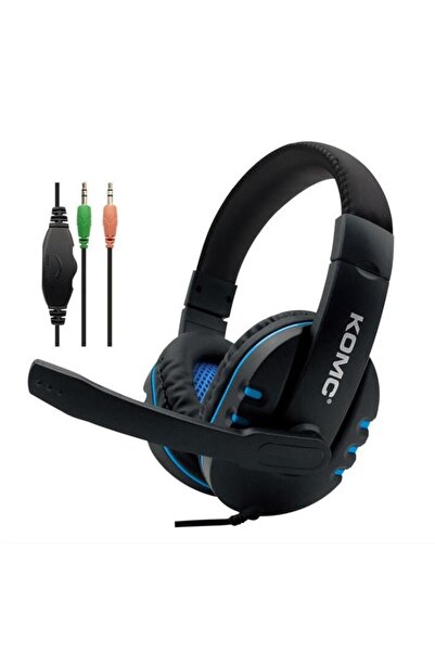 Komc K4 Ακουστικά Gaming 3.5 χιλιοστά Μπλε
