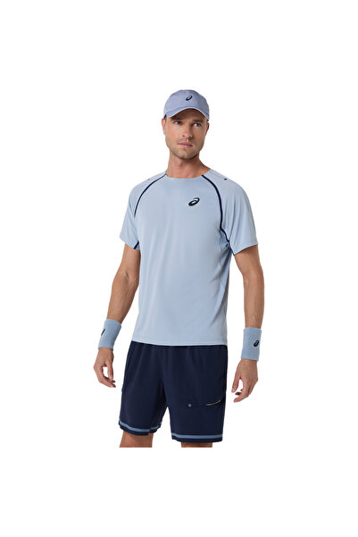 Asics Men's Tennis Shirt Match SS 2026-Blue-M
