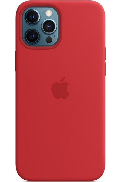 Apple iPhone 12 Pro Max Κόκκινη Θήκη Σιλικόνης