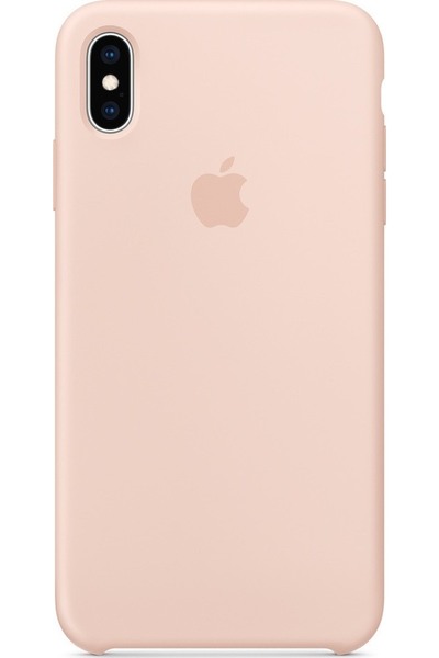 Apple iPhone XS Max Ματ Ροζ Θήκη Σιλικόνης