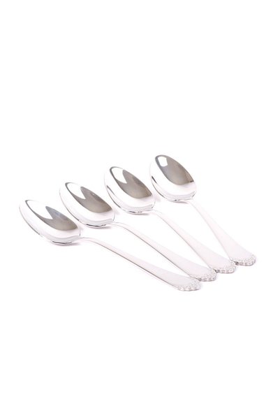 TOPİCAL طقم ملاعق عشاء منقش 4 حبات