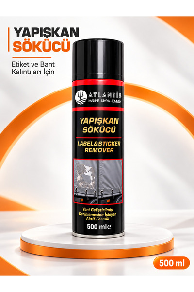 Etiket Sökücü Yapışkan Çıkartıcı İz Sökücü Sprey 500 ml