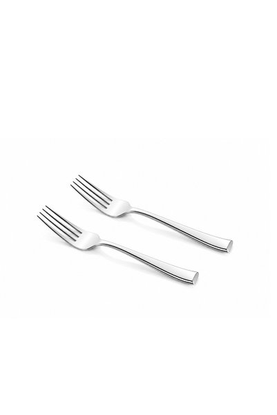 TOPİCAL Topicall Appetizer Fork Set 4 Pieces - Silver