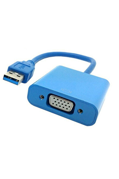 NO BRAND Μετατροπέας USB3.0 σε VGA, Χωρίς μάρκα, Μπλε - 18164