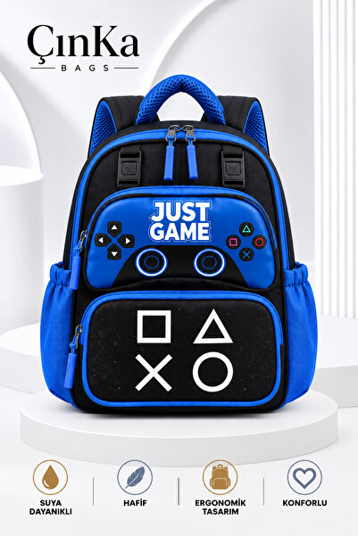 Çınka Bags Luxury Joystick Patterned Nursery and Kindergarten Bag