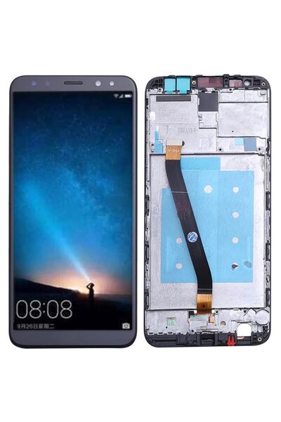 Tradebit Display pentru Huawei Mate 10 Lite, IPS, cu ramă, Negru, LCD, Ecran ...