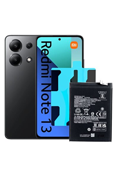 Tradebit Baterie telefon, pentru Xiaomi Redmi Note 13, 4900mAh, set cu bandă ...