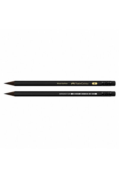 Faber Castell Μολύβι Faber-Castell με Γόμα Μαύρη Έκδοση B - 1 Τεμάχιο