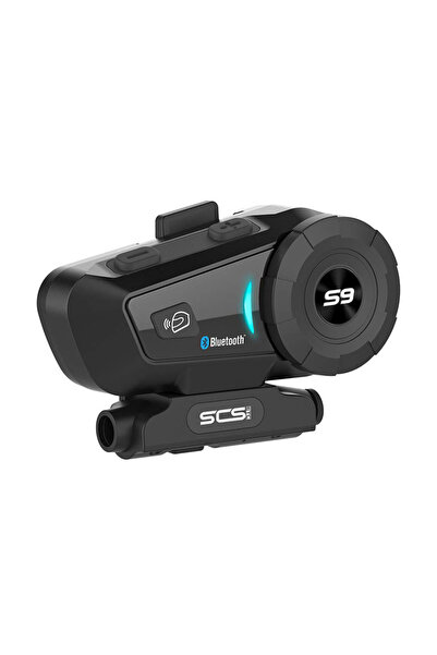SCSETC Ενδοεπικοινωνία μοτοσικλέτας S-9 με Bluetooth για έως 6 αναβάτες 500μ