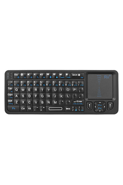 RIITEK Ασύρματο μίνι πληκτρολόγιο K06 φωτιζόμενο Bluetooth/2.4GHz μαύρο