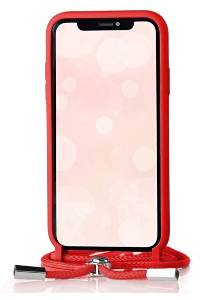 OEM Θήκη Σιλικόνης με Κορδόνι για το Iphone 11 Pro (Κόκκινο)