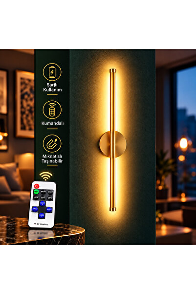 neeko FENİX Şarjlı Modern LED Duvar Apliği Günışığı Taşınabilir Usb KUMANDALI