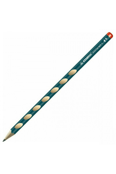 Stabilo Μολύβι Easygraph Hb για Δεξιόχειρες Μεταλλικό Πράσινο