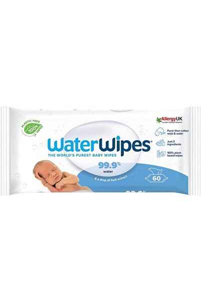 water مناديل مبللة للأطفال 60 منديل