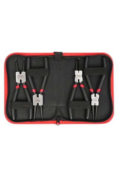 Deli Σετ πένσες ασφαλειών DL104407 με θήκη 175mm 4 τεμάχια