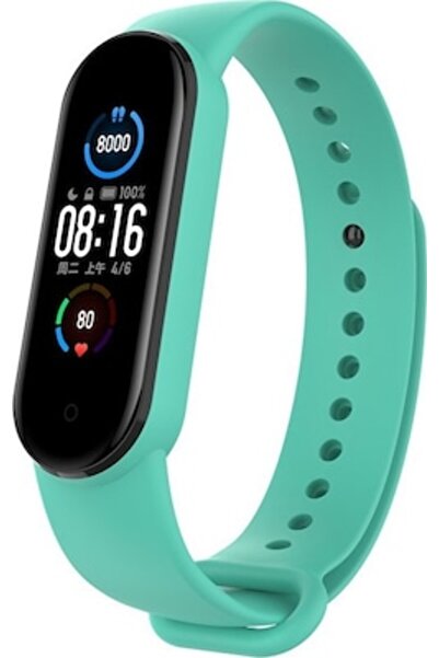 Xiaomi Λουράκι Σιλικόνης Lilak© Για Mi Band 5 Παστέλ Μέντα