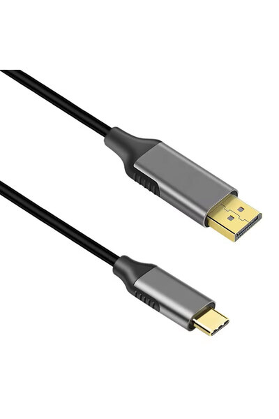 DETECH Καλώδιο DeTech, USB-C Thunderbolt-3 – DP 1.8μ, 4K, 60Hz, Μαύρο - 18397