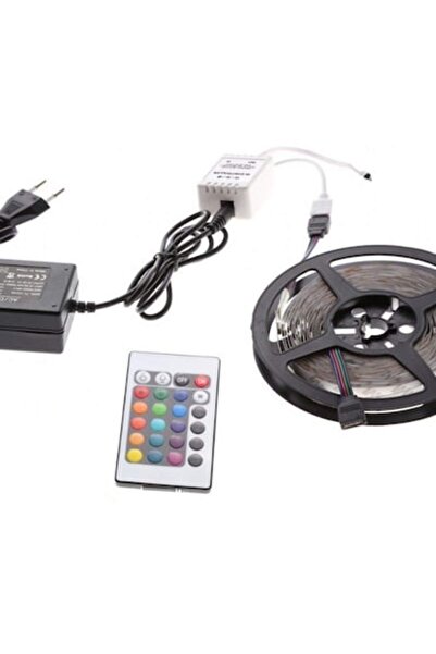 OEM Σετ Αδιαβροχη Ταινια Led 5 Μετρων Rgb Smd High Power 12v Με Τηλεχειριστηριο