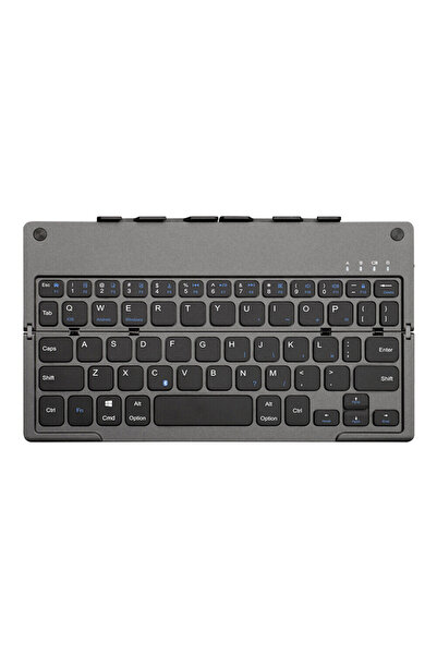 NO BRAND Πληκτρολόγιο B048, Αναδιπλούμενο, Bluetooth, Μαύρο - 6175