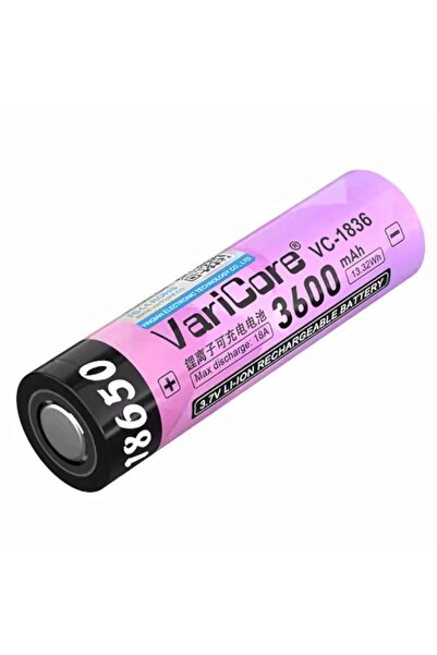 VariCore Baterie Li-ion 18650 de 3600mAh, 3.7V, set disponibil