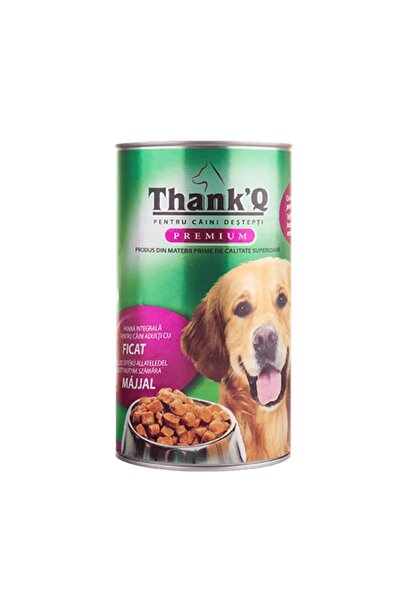 ThankQ Thank Q – Conserve pentru caini ficat, 1240 gr x 12 buc