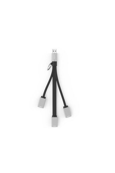 Earldom Διανομέας USB ET-HUB15A, 4 Θύρες, OTG, Μαύρο - 12066