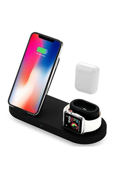Apple Ασύρματη Βάση Φόρτισης 3 Σε 1 - Charging Station For Iphone, Iwatch, Ai...