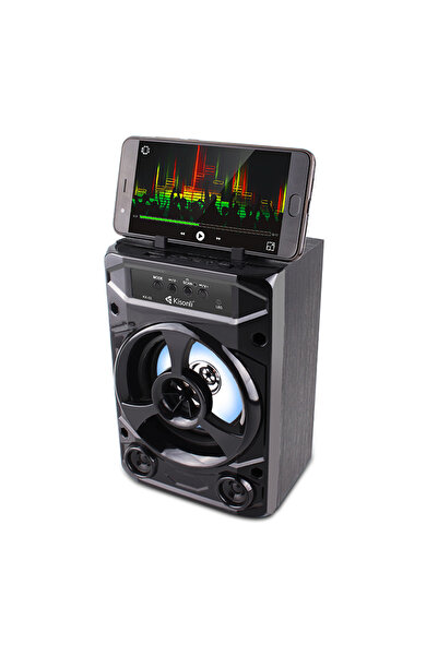 Kisonli Ηχείο KK-02 Bluetooth USB SD FM Μαύρο - 22134