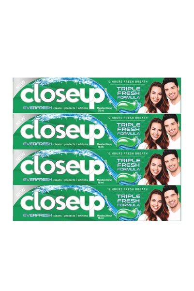 Closeup Green Toothpaste Special Offer 4*75 ml