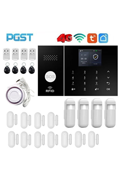 PGST PG-108-4G-J Ασύρματο Σύστημα Συναγερμού (Wi-Fi / 4G) – Υποστήριξη Ελληνι...