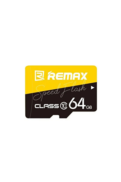 Remax Κάρτα Μνήμης Micro SD Speed Flash 64GB Class 10 UHS-3 Κίτρινη