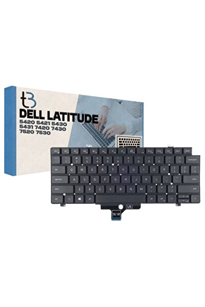 Tradebit Tastatură pentru Dell Latitude 5420 5421 5430 5431 7420 7430 7520 75...