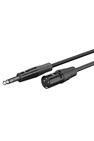 goobay καλώδιο ήχου 6.35mm σε XLR 80053 5μ μαύρο