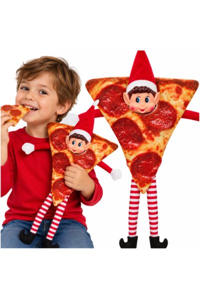 Korbi Costum de pizza pentru figurina „Elful glumeț”