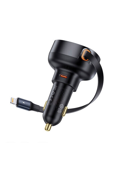 Baseus Φορτιστής αυτοκινήτου Enjoyment Pro 55W Με καλώδιο Lightning Μαύρο - 4...