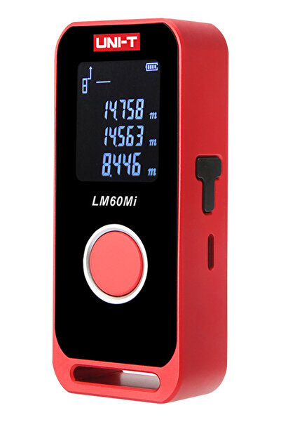 unı-t Μίνι αποστασιόμετρο λέιζερ LM60Mi επαναφορτιζόμενο μέτρηση σε μ/πόδια/ι...