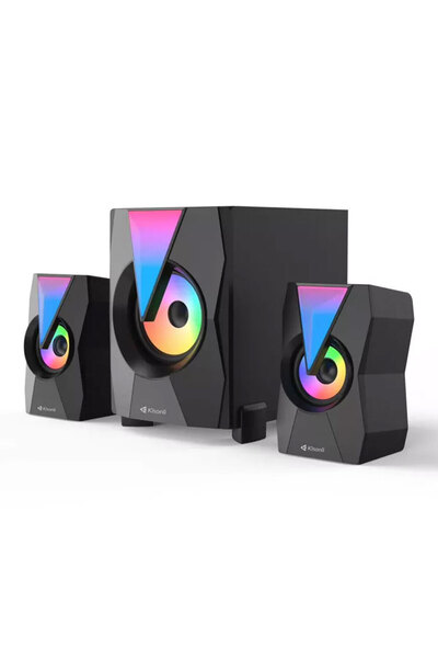Kisonli Ηχεία TM-4000U, Bluetooth, USB, AUX, SD, FM, 8W+2x4W, Μαύρο - 22221
