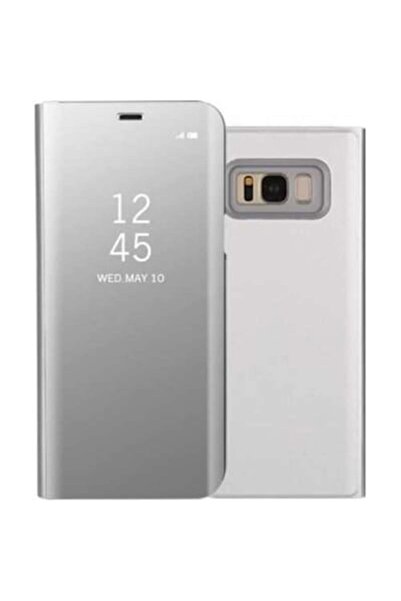 Samsung Θήκη Clear View Cover Για Galaxy S8 Ασημί