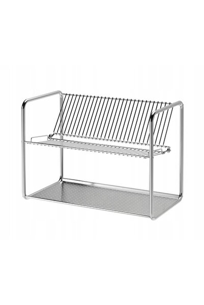 IKEA Suport de uscare vase ORDNING, din oțel inoxidabil, 50x27x36 cm
