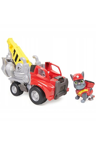 Spin Master Toys Far East PSI PATROL ECHIPA RUBBLE CHARGER CU ELEVATOR ȘI PALANĂ