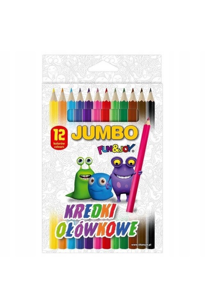 Titanum ND39_222784 Creioane colorate OLO 12 culori/180 JUMBO ZH0107 PUD