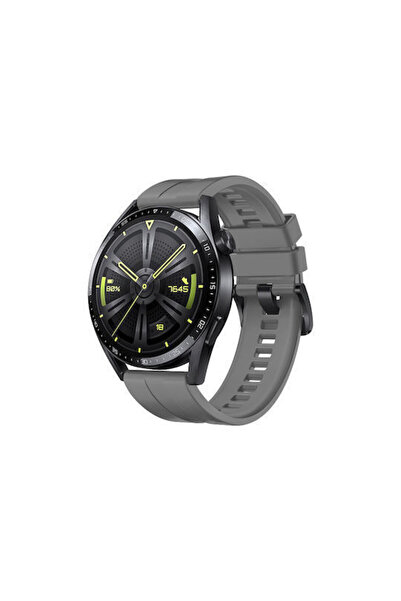 OEM Λουράκι Σιλικόνης Μαύρη Πόρπη Xiaomi Redmi Watch 5 Active 5 Lite 22mm Γκρι