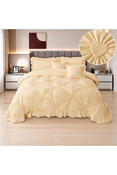Frasin Select Lenjerie pat dublu din catifea de lapte, Cocolino cu fir scurt ...