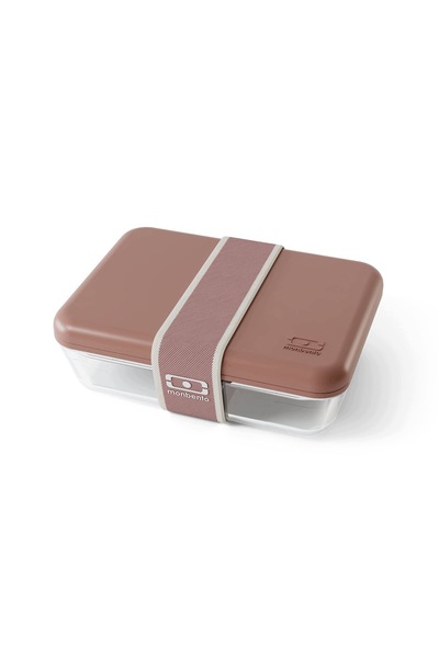 Monbento Cutie de prânz din sticlă x Pyrex Pure 600ml Moka