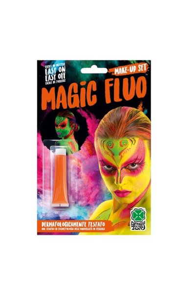 Carnival Toys Μπογιά προσώπου σε σωληνάριο Φωσφοριζέ Πορτοκαλί 28.3ml