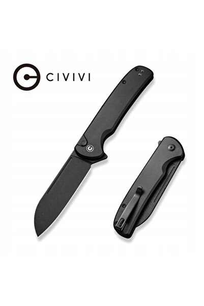 Civivi Nóż Chevalier II Aluminiu Negru Integral