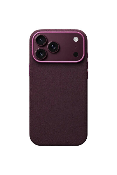 ROSSO Θήκη iPhone 18 Pro Max Avanti Πίσω Κάλυμμα από Premium Alcantara με Mag...