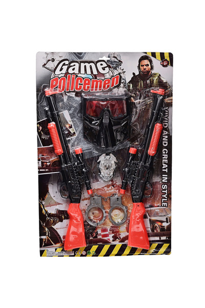 Martin Toys Αστυνομία 2 Καραμπίνες με Μάσκα