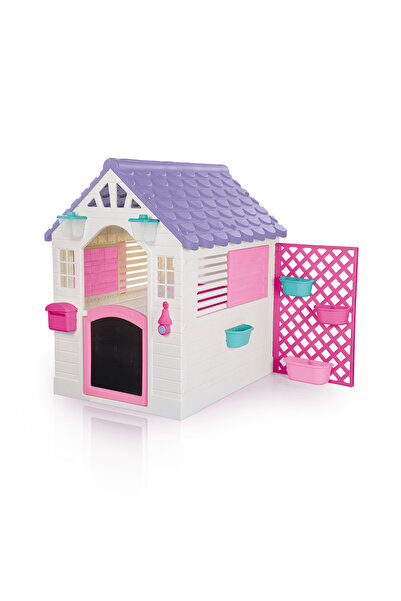 Dolu Casuta deluxe pentru copii - Alb & roz
